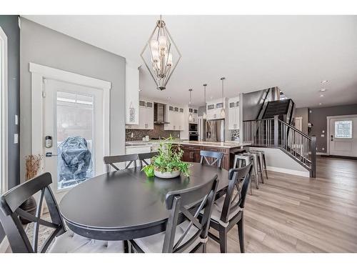 144 Baysprings Court Sw, Airdrie, AB - Indoor Photo Showing Dining Room