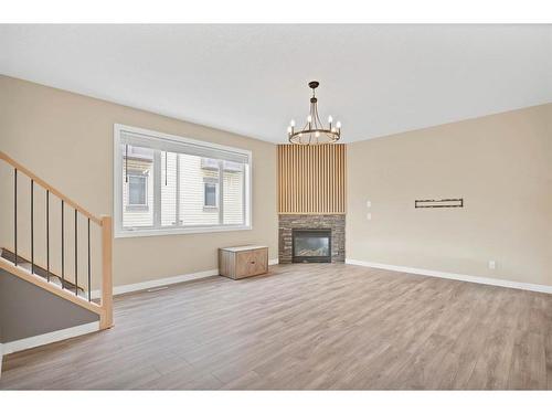 4-1918 32 Street Sw, Calgary, AB - Indoor With Fireplace