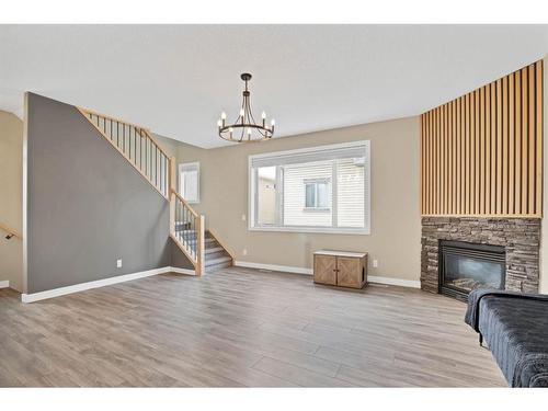 4-1918 32 Street Sw, Calgary, AB - Indoor With Fireplace