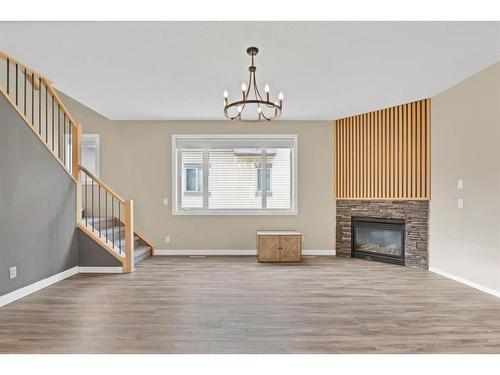 4-1918 32 Street Sw, Calgary, AB - Indoor With Fireplace