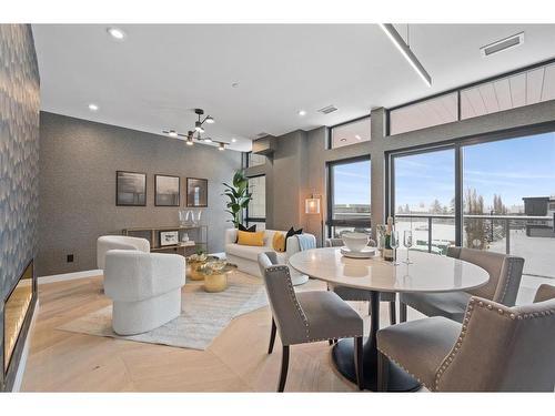 210-835 78 Street Sw, Calgary, AB - Indoor Photo Showing Dining Room