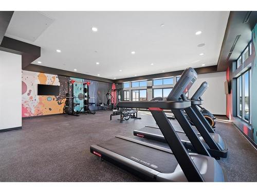 210-835 78 Street Sw, Calgary, AB - Indoor Photo Showing Gym Room