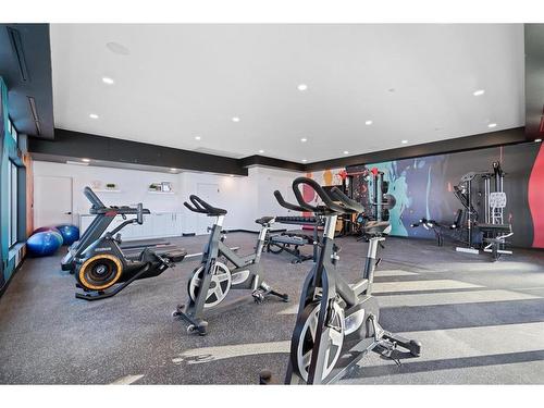 210-835 78 Street Sw, Calgary, AB - Indoor Photo Showing Gym Room