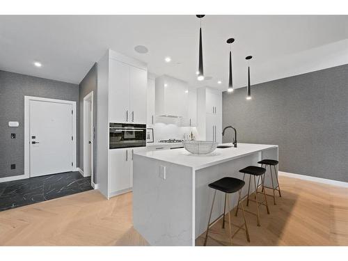 210-835 78 Street Sw, Calgary, AB - Indoor Photo Showing Kitchen With Upgraded Kitchen