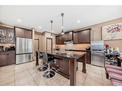 473 Marina Drive, Chestermere, AB - Indoor Photo Showing Kitchen With Stainless Steel Kitchen With Upgraded Kitchen