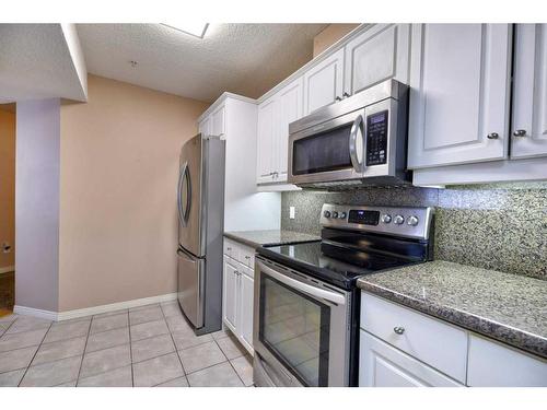 211-9449 19 Street Sw, Calgary, AB - Indoor Photo Showing Kitchen With Stainless Steel Kitchen