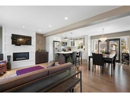 164 Havenhurst Crescent Sw, Calgary, AB - Indoor Photo Showing Living Room With Fireplace