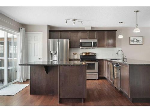 332 Whitecap Way, Chestermere, AB - Indoor Photo Showing Kitchen With Stainless Steel Kitchen With Upgraded Kitchen