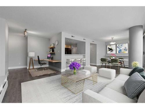 708-188 15 Avenue Sw, Calgary, AB - Indoor Photo Showing Living Room