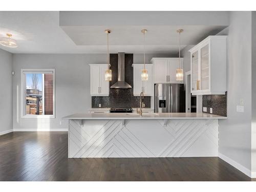 3 Sage Berry Rd Nw, Calgary, AB - Indoor Photo Showing Kitchen With Upgraded Kitchen