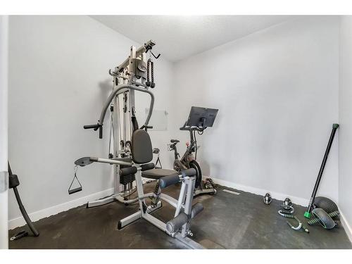 3 Sage Berry Rd Nw, Calgary, AB - Indoor Photo Showing Gym Room