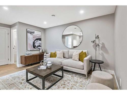 341 Hendon Drive Nw, Calgary, AB - Indoor Photo Showing Living Room