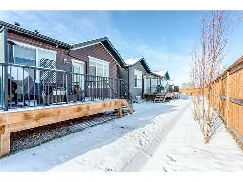 110-55 Fireside Circle, Cochrane, AB - Outdoor With Deck Patio Veranda