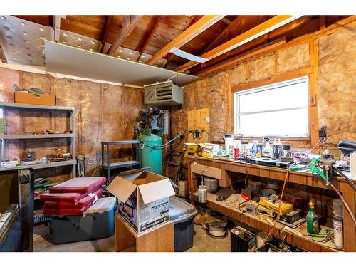 620 55 Street Se, Calgary, AB - Indoor Photo Showing Other Room With Fireplace