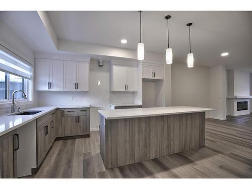 97 Legacy Reach Circle Se, Calgary, AB - Indoor Photo Showing Kitchen With Upgraded Kitchen