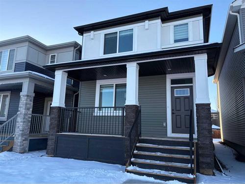 97 Legacy Reach Circle Se, Calgary, AB - Outdoor With Deck Patio Veranda With Facade