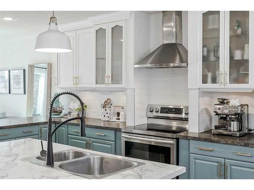 8460 61 Avenue Nw, Calgary, AB - Indoor Photo Showing Kitchen With Stainless Steel Kitchen With Double Sink With Upgraded Kitchen