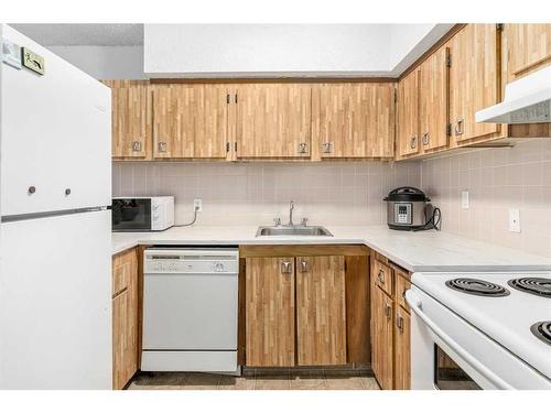 108-2200 Woodview Drive Sw, Calgary, AB - Indoor Photo Showing Kitchen