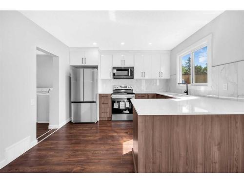 69 Castleglen Road Ne, Calgary, AB - Indoor Photo Showing Kitchen With Stainless Steel Kitchen