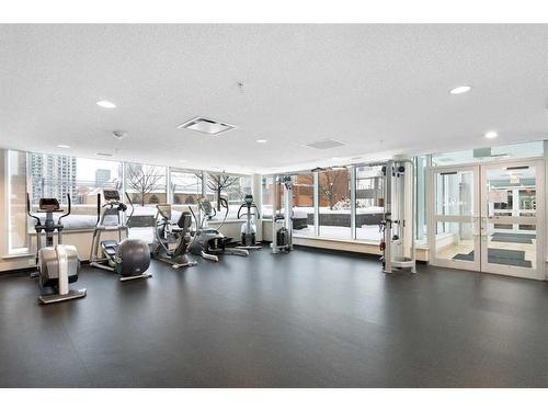 806-1320 1 Street Se, Calgary, AB - Indoor Photo Showing Gym Room