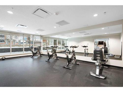 806-1320 1 Street Se, Calgary, AB - Indoor Photo Showing Gym Room