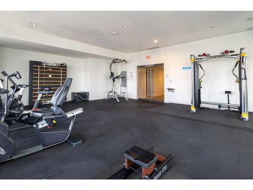 2607-901 10 Avenue Sw, Calgary, AB - Indoor Photo Showing Gym Room