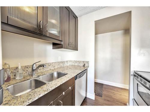 703-733 14 Avenue Sw, Calgary, AB - Indoor Photo Showing Kitchen With Double Sink