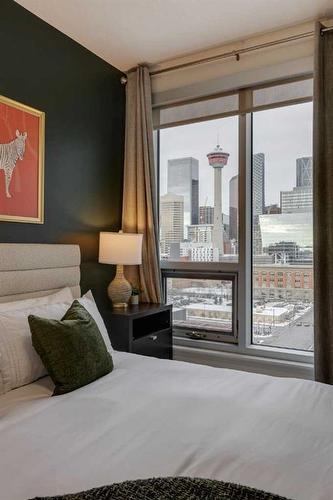 1008-1320 1 Street Se, Calgary, AB - Indoor Photo Showing Bedroom