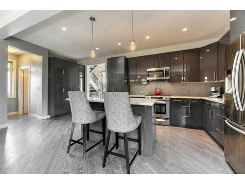 3651 77 Street Nw, Calgary, AB - Indoor Photo Showing Kitchen With Stainless Steel Kitchen With Upgraded Kitchen