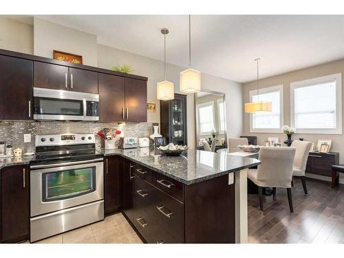 105 Evanston Square Nw, Calgary, AB - Indoor Photo Showing Kitchen With Stainless Steel Kitchen With Upgraded Kitchen