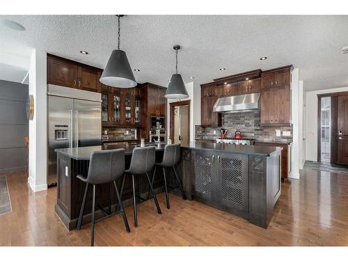 221 Tuscany Estates Rise Nw, Calgary, AB - Indoor Photo Showing Kitchen With Upgraded Kitchen