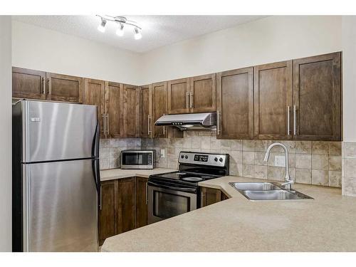 1212-155 Silverado Skies Link Sw, Calgary, AB - Indoor Photo Showing Kitchen With Double Sink