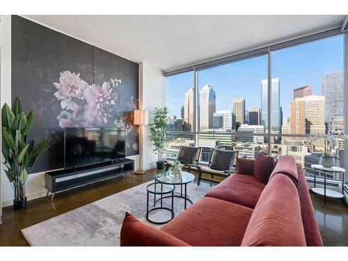 1503-135 13 Avenue Sw, Calgary, AB - Indoor Photo Showing Living Room