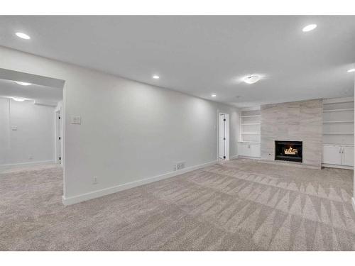 3 Cardiff Drive Nw, Calgary, AB - Indoor With Fireplace