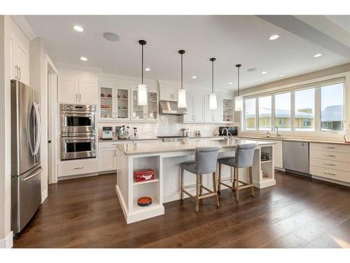 466 Brookside Court, Rural Rocky View County, AB - Indoor Photo Showing Kitchen With Upgraded Kitchen