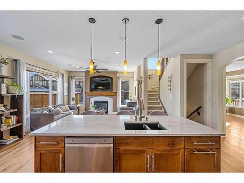 217 Auburn Glen Circle Se, Calgary, AB - Indoor Photo Showing Kitchen With Double Sink With Upgraded Kitchen