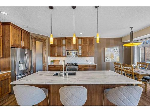 217 Auburn Glen Circle Se, Calgary, AB - Indoor Photo Showing Kitchen With Stainless Steel Kitchen With Upgraded Kitchen