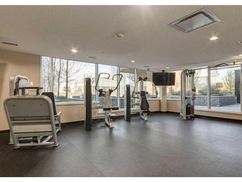 2607-211 13 Avenue Se, Calgary, AB - Indoor Photo Showing Gym Room