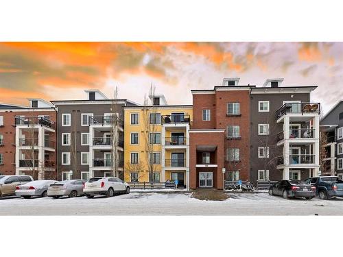 2409-755 Copperpond Boulevard Se, Calgary, AB - Outdoor With Balcony With Facade