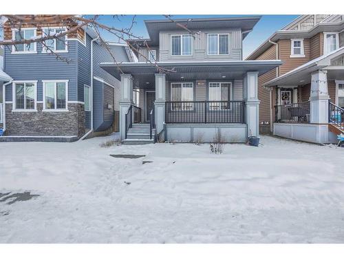 2469 Ravenswood View Se, Airdrie, AB - Outdoor With Deck Patio Veranda With Facade