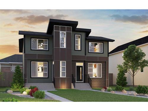 16 Silver Spruce Bay Sw, Calgary, AB -  With Facade