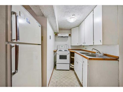 2232 1 Avenue Nw, Calgary, AB - Indoor Photo Showing Kitchen With Double Sink