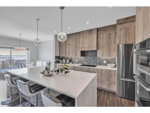 17 Cornerstone Parade Ne, Calgary, AB - Indoor Photo Showing Kitchen With Upgraded Kitchen