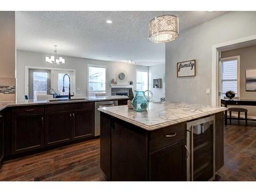 178 Chaparral Valley Way Se, Calgary, AB - Indoor Photo Showing Kitchen With Double Sink