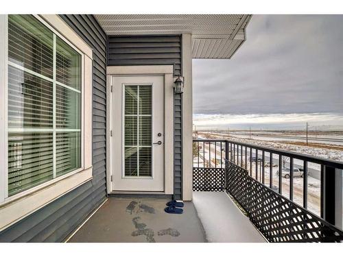 1408-755 Copperpond Boulevard Se, Calgary, AB - Outdoor With Balcony With Exterior