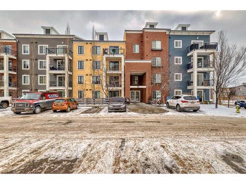 1408-755 Copperpond Boulevard Se, Calgary, AB - Outdoor With Balcony With Facade