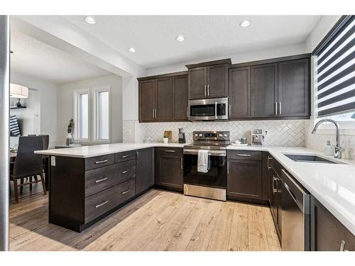 257 Masters Crescent Se, Calgary, AB - Indoor Photo Showing Kitchen With Upgraded Kitchen