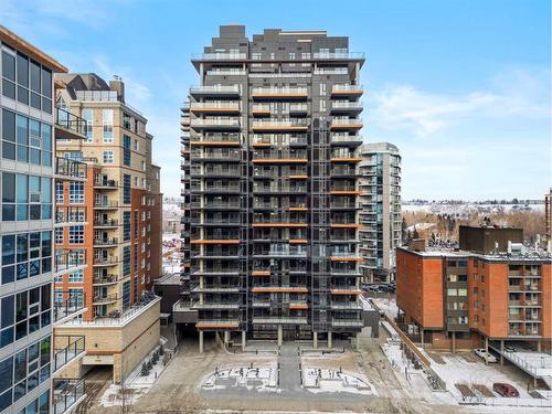 1208-730 2 Avenue Sw, Calgary, AB - Outdoor With Balcony With Facade