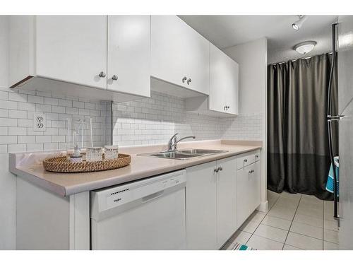 18B-80 Galbraith Drive Sw, Calgary, AB - Indoor Photo Showing Kitchen With Double Sink