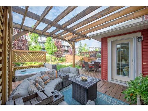 7 Jumping Pound Terrace, Cochrane, AB - Outdoor With Deck Patio Veranda With Exterior